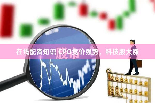 在线配资知识 CPO竞价强势，科技股大涨